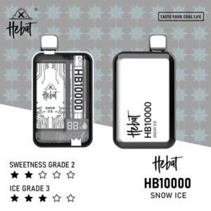 Hebat 喜貝 10000 數位螢幕精準控油 Mesh 芯爆發純粹風味 Type-C 高效續航 12W 強勁輸出口感超順不漏油 台灣現貨
